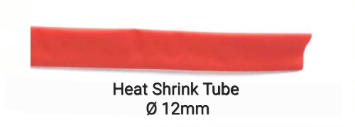 Heat Shrink Tube ø12mm 100m/roll Red